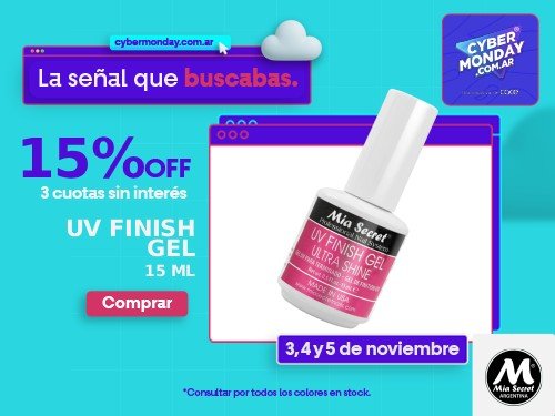 FINISH GEL 15 ml: Sellador Ultra Brillante Sin Capa Pegajosa
