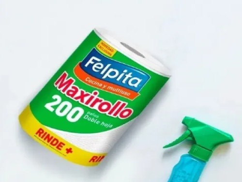 Rollo de Cocina Multisuo Maxi Doble Hoja X200paños Pack x 12unid