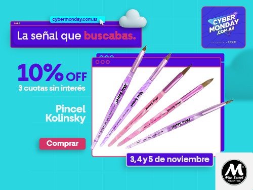 PINCEL KOLINSKY #10 para Acrílico: Máxima Absorción y Precisión