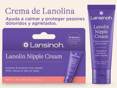 Crema de Lanolina para pezones doloridos y agrietados Lansinoh 40g