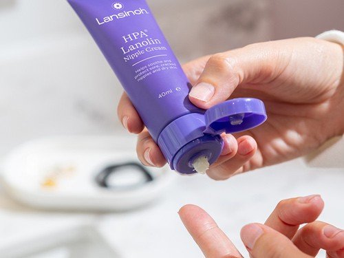 Crema de Lanolina para pezones doloridos y agrietados Lansinoh 40g