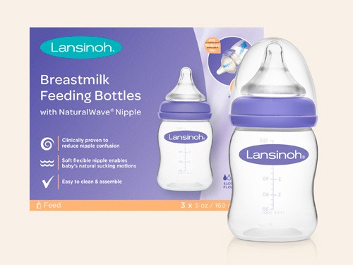 Trio de Mamaderas para leche materna 160 ml Lansinoh (Pack x 3 unid.)