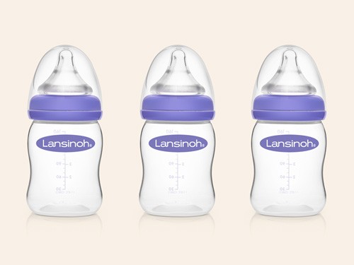 Trio de Mamaderas para leche materna 160 ml Lansinoh (Pack x 3 unid.)