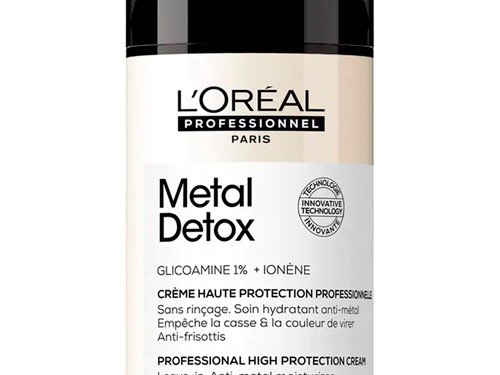 Loreal Metal Detox Crema Leave In Antifrizz Cabello X 100ml