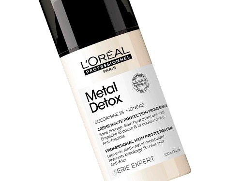 Loreal Metal Detox Crema Leave In Antifrizz Cabello X 100ml