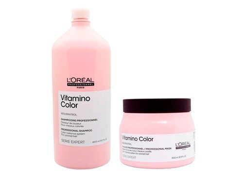 Loreal Vitamino Color Kit Shampoo X1500 + Mascara X500