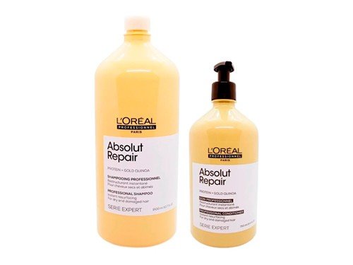 Loreal Absolut Repair Shampoo 1500ml + Acondicionador 750ml