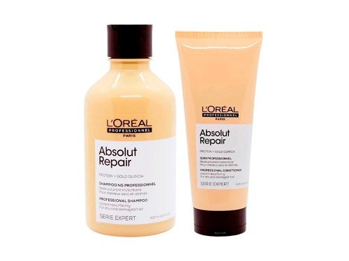 Loreal Absolut Repair Kit Shampoo + Enjuague + Mascara Chico