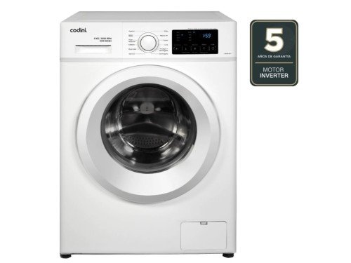 Lavarropas Automático Inverter Ecowash 6010B Vapor 6kgs 1000rpms