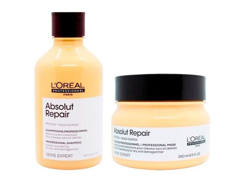 Loreal Kit Absolut Repair Combo Shampoo + Máscara Chico