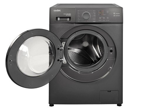Lavarropas Automático Codini Inverter Steam 6kgs 1000 Rpm Gris