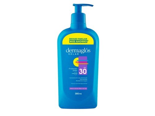 Dermaglos Protector Solar Fps 30 Envase Familiar x380ml