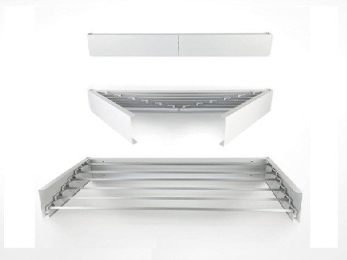 TENDER RETRACTIL INVISIBLE BLANCO 1.00 MT 6 VARILLAS ALUM. PANORAMIC