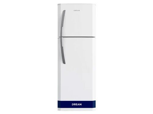 Heladera con Freezer Drean 277L Blanca Luz Led Estantes de Vidrio