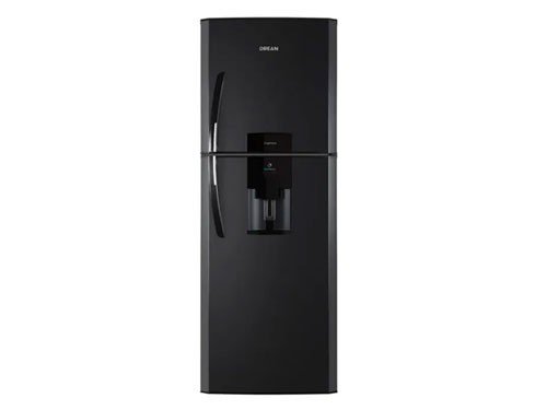 Heladera Con Freezer Drean 396Lts Con Dispenser Negra HDR400F41N