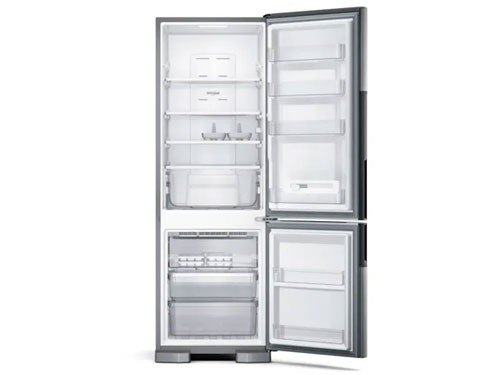 Heladera Whirlpool Combi Inverter No Frost 397L Evox Inoxidable