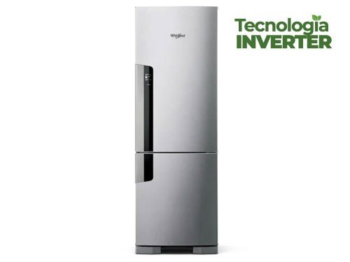 Heladera Whirlpool Combi Inverter No Frost 397L Evox Inoxidable