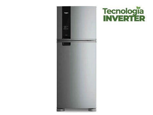 Heladera Whirlpool No Frost Inverter de 461 litros Platinum WRM56CK