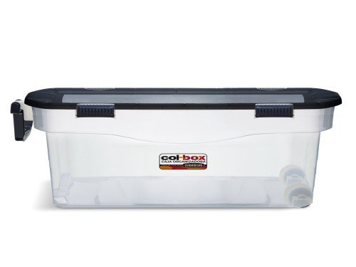 Caja Plastica Megacol Box X 90 Lts Con Ruedas Colombraro
