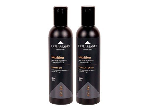 La Puissance Argan Kit Shampoo + Acondicionador + Máscara Cabello Daña