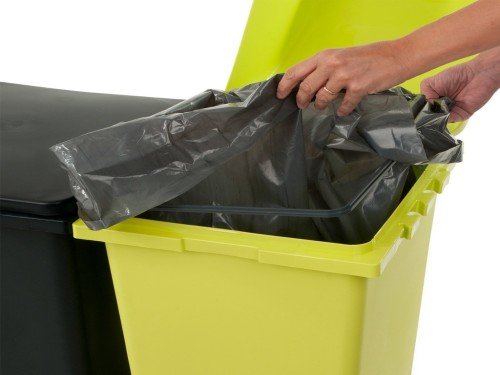 Cesto De Residuos Reciclaje 100 Lts Tapa Plana Colombraro