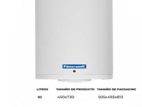 TERMOTANQUE TEM-080BO1N 80LTS ELECTRICO PANORAMIC