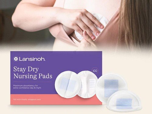 Pads de Lactancia Desechables Ultra absorbentes Lansinoh x 100 unid.