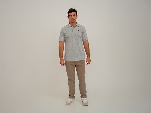 Chomba Parana Gris Melange  La Argentina