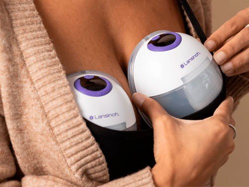 Pack Sacaleche manos libres Discreet Dúo + Bolsitas de Almac. x 50u