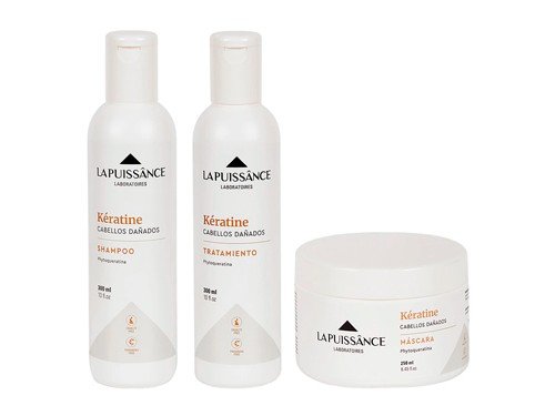 La Puissance Keratina Shampoo + Acondicionador + Máscara Chico