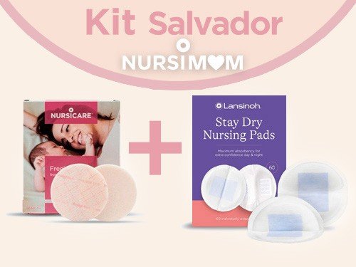 Kit Almohadillas Nursicare + Pads de Lactancia Desechable Lansinoh x60