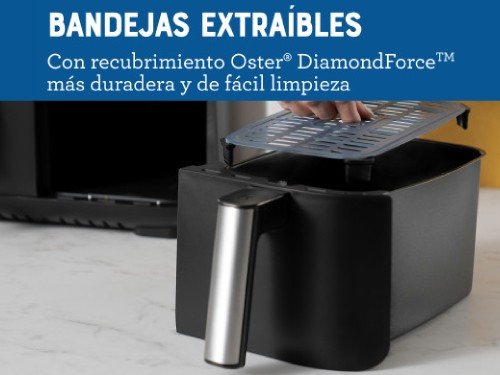 Freidora de aire Oster® dual, 7.6L de capacidad , CKSTAF7MCDDF