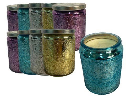 Velas De Soja Aromáticas Hants X10 Caramelera De Vidrio Souvenir