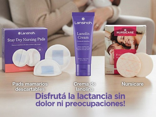 Kit Almohadillas Nursicare + Pads de Lact Desechab + Crema Lanolina40g