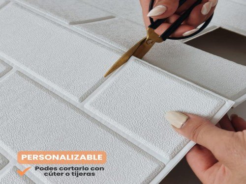 10 Placas revestimiento de pared de 70x77cm marca Holzboden