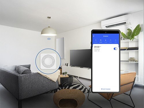 Interruptor De Luz Inteligente Smart House Wifi Con IR 2 canales