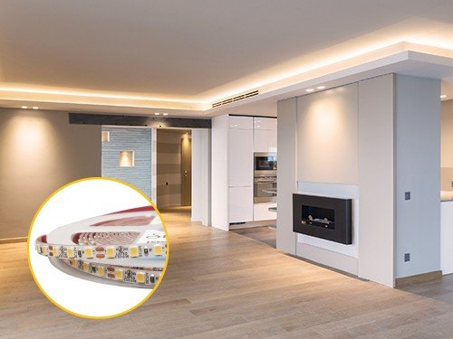 Tira Led Smd 2835 Interior Blanco Calido 120 Leds/m 12w por metro