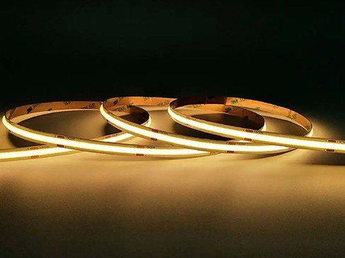 Tira Led Cob 24v 11w/m, Blanco Calido 480 Leds/m Por 5 metros