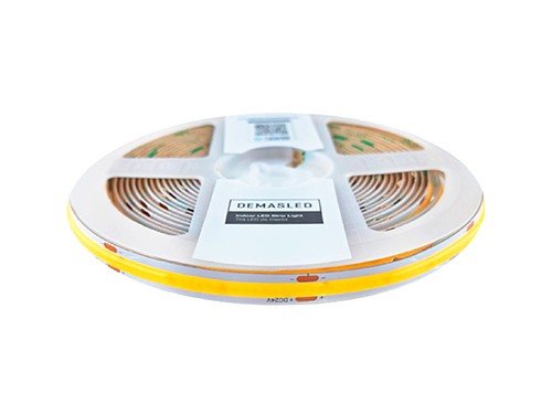 Tira Led Cob 24v 11w/m, Blanco Calido 480 Leds/m Por 5 metros