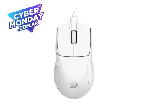 Mouse Gamer Redragon K1ng Pro 4K White – Precisión y estilo extremo