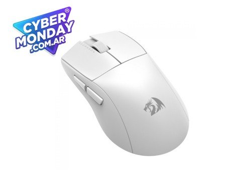 Mouse Gamer Redragon K1ng Pro 4K White – Precisión y estilo extremo