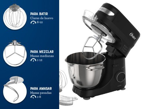 Batidora Planetaria Oster®4 lt,  850W, FPSTSMPL2B