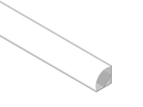 Perfil De Aluminio Esquinero De Aplicar Para Tira Led Por 2 metros