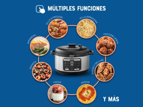 Multi-olla rápida ovalada de 5.7L con 15 funciones CKSTPCECOV57