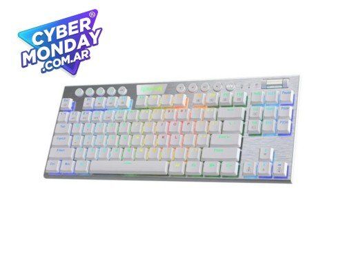 Teclado Gamer Redragon Horus K621W White – Compacto y retroiluminado