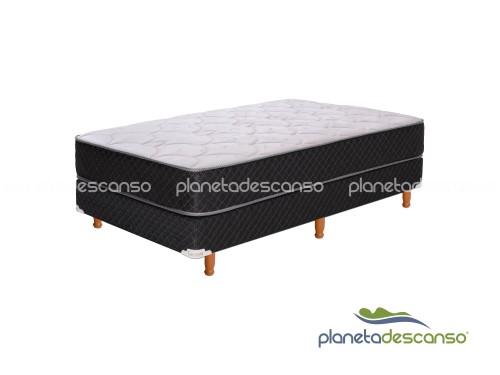 Colchón y sommier 1 1/2P 190x100x23 espuma Cannon Princess