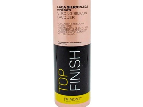 Primont Top Finish Laca Siliconada Super Forte Cabello 240cc