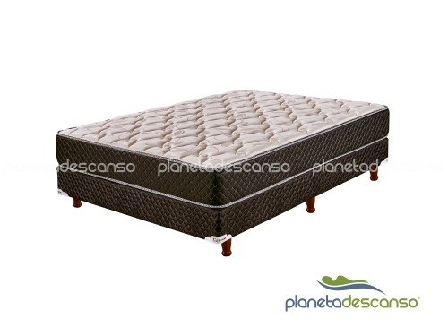 Colchón y sommier 2 plazas 190x140x25 espuma Cannon Exclusive