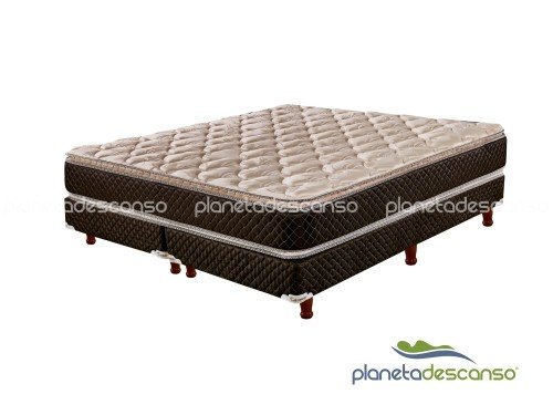 Colchón y sommier Queen 200x160x29 espuma Cannon Exclusive Pillow