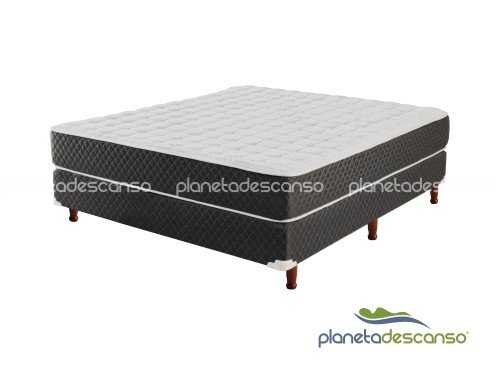 Colchón y sommier 2 plazas 190x140X26 espuma  Cannon Renovation
